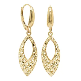 14ct Yellow Gold Rossini Drop Earrings