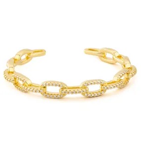 14K Gold Plated Adjustable Open Cuff Bangle Bracelets