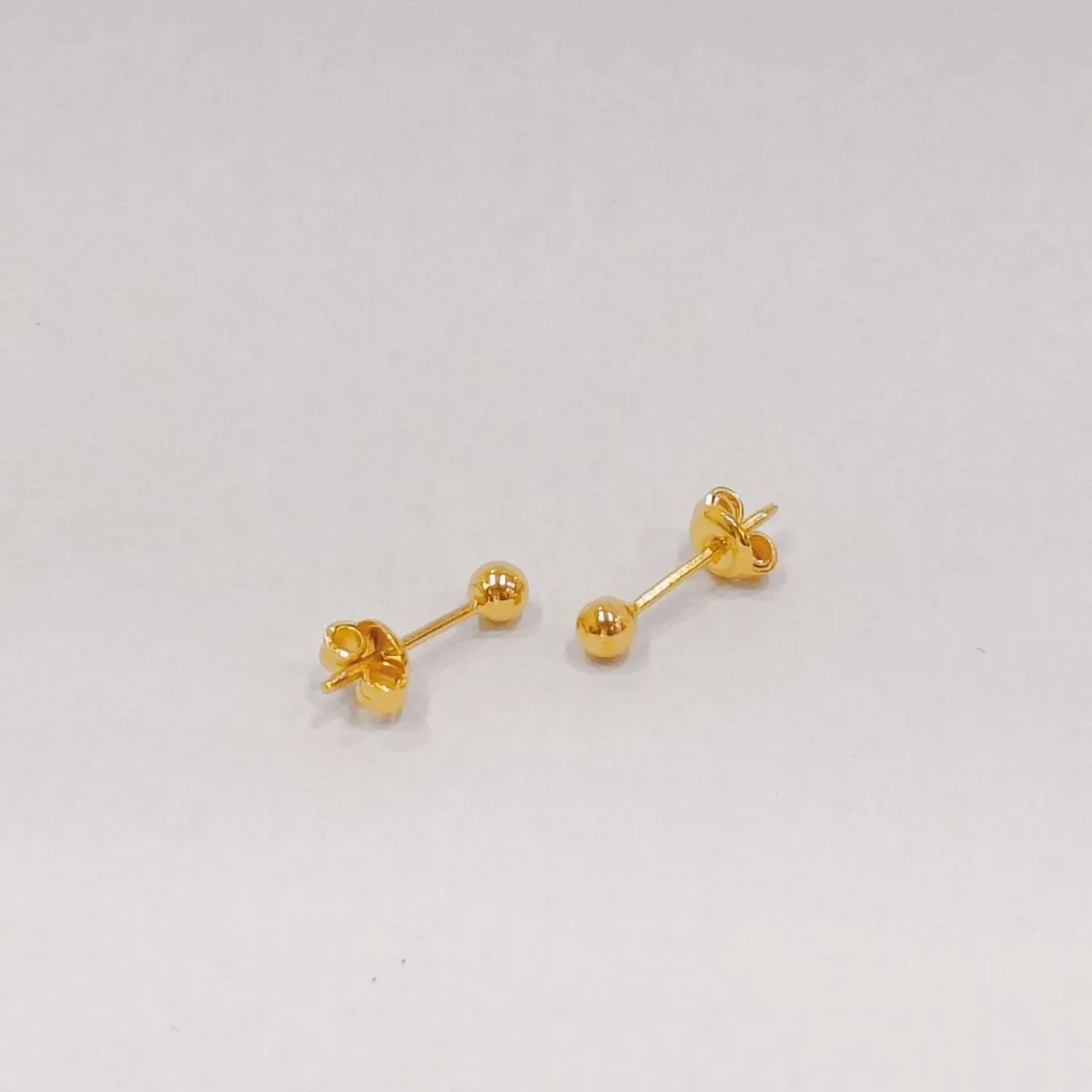 22k / 916 Gold Ball Stud Earring by Best Gold Shop