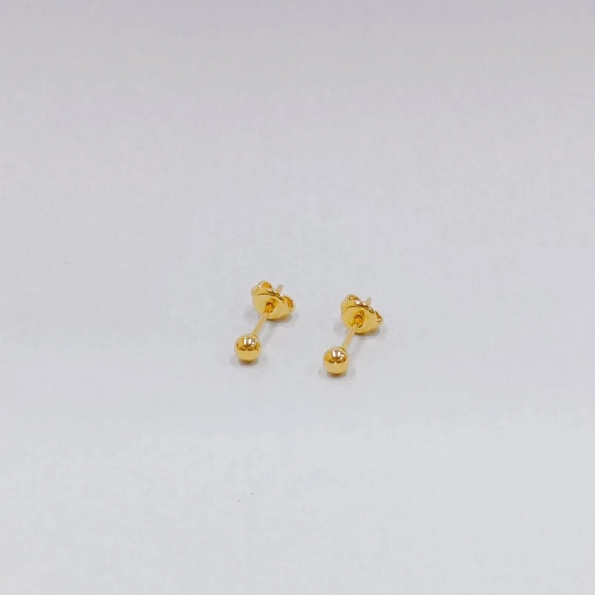 22k / 916 Gold Ball Stud Earring by Best Gold Shop