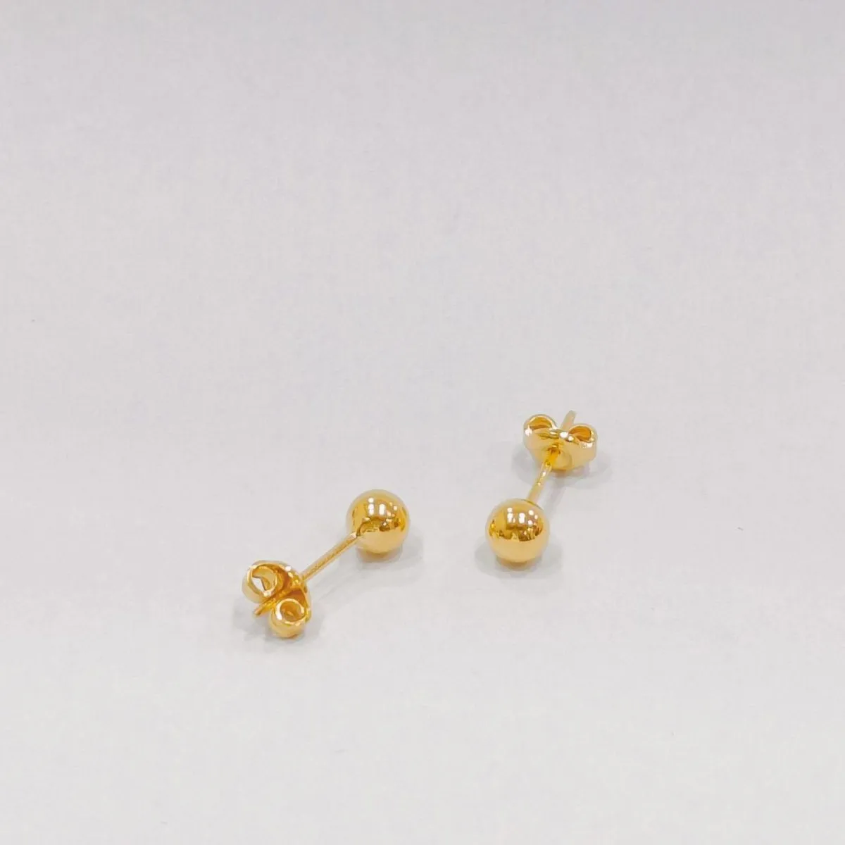 22k / 916 Gold Ball Stud Earring by Best Gold Shop