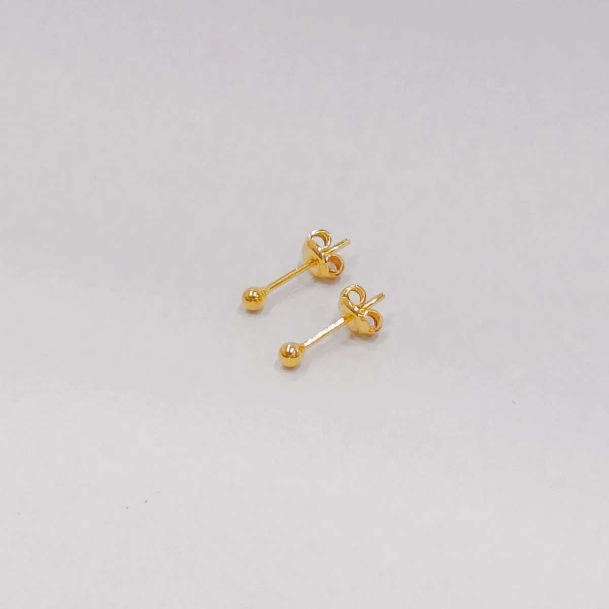 22k / 916 Gold Ball Stud Earring by Best Gold Shop