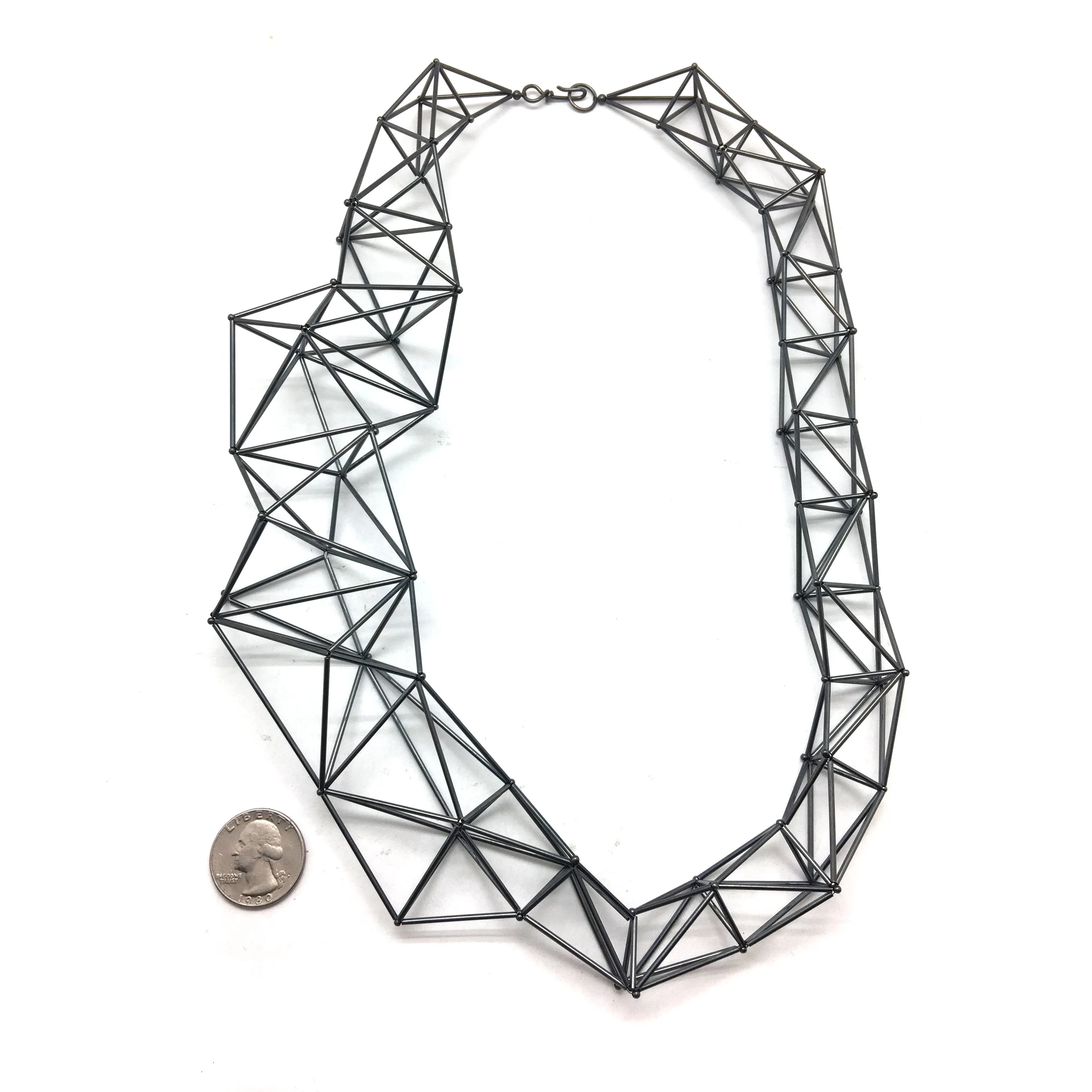 3D Cage Necklace - Oxi