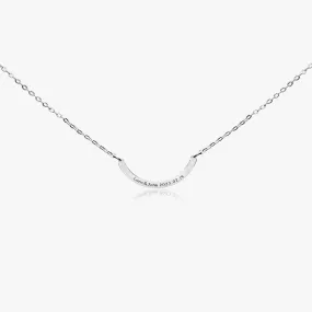 637. Curved Bar Necklace