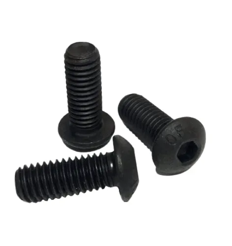 #8-32 x 1-1/2" Button Head Socket Cap Screws Plain Finish QTY 100