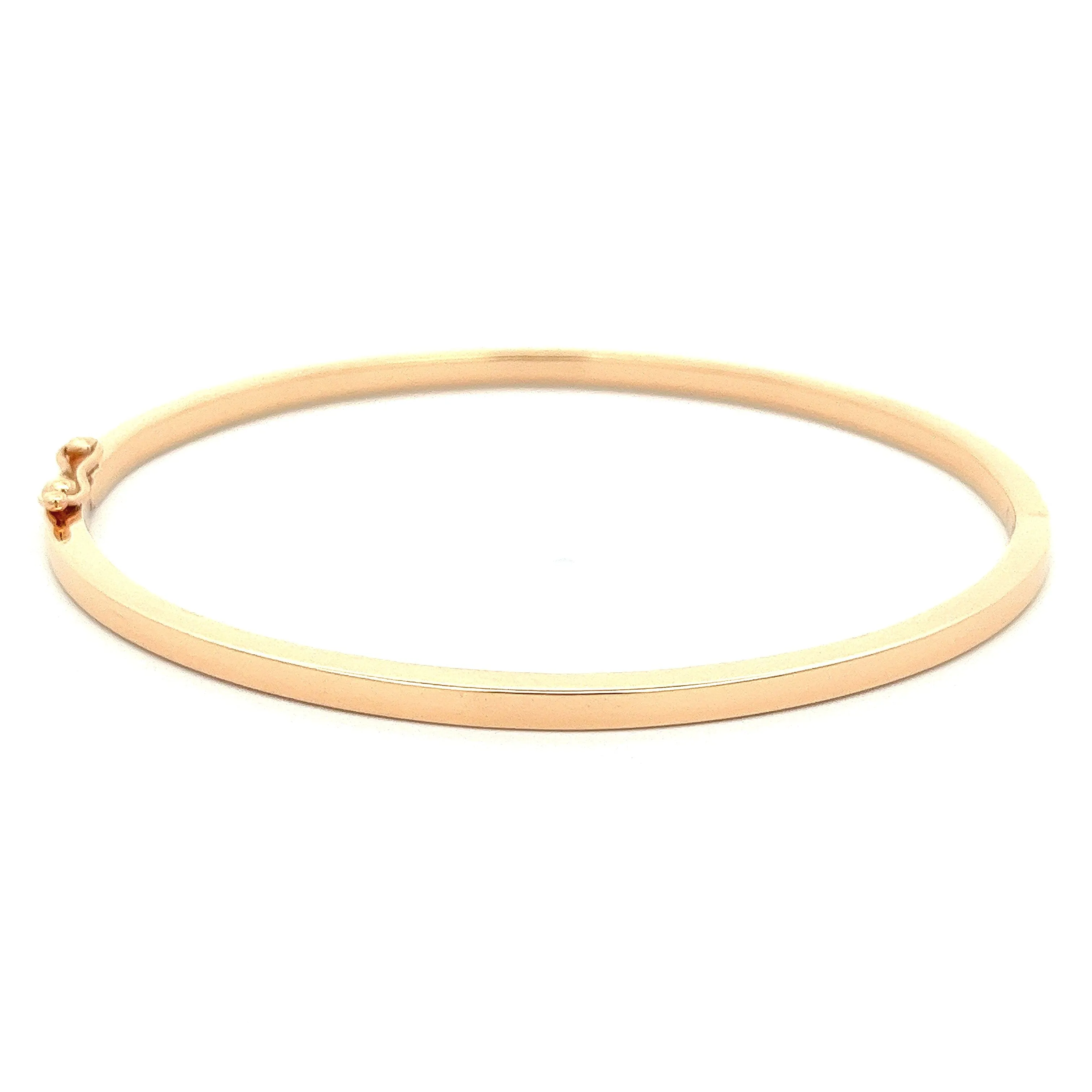 .85ct 14k Rose Gold Diamond Bangle