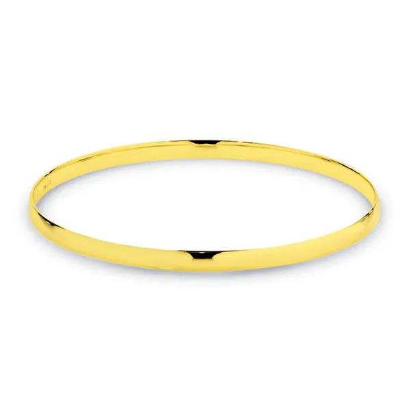 9ct Yellow Gold Comfort Curve Bangle