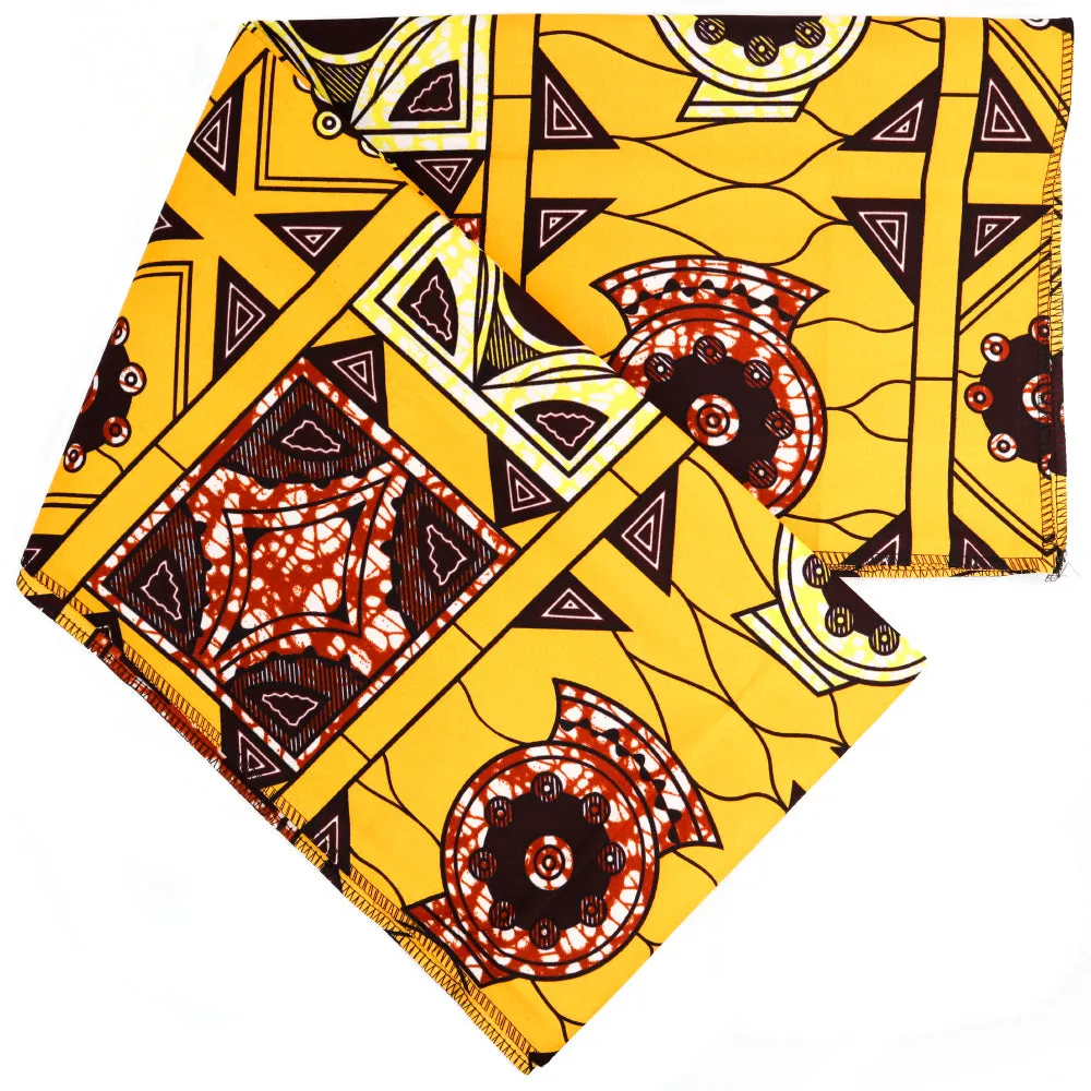 African Pattern Long Scarf (71" X 22")