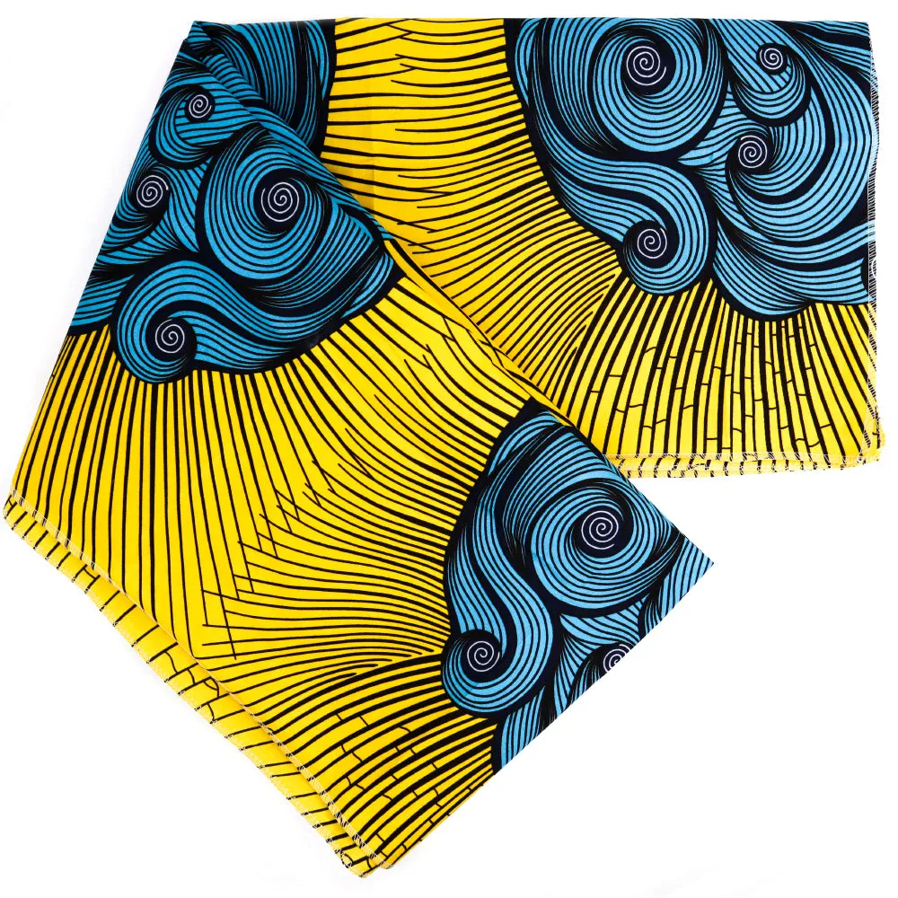 African Pattern Long Scarf (71" X 22")