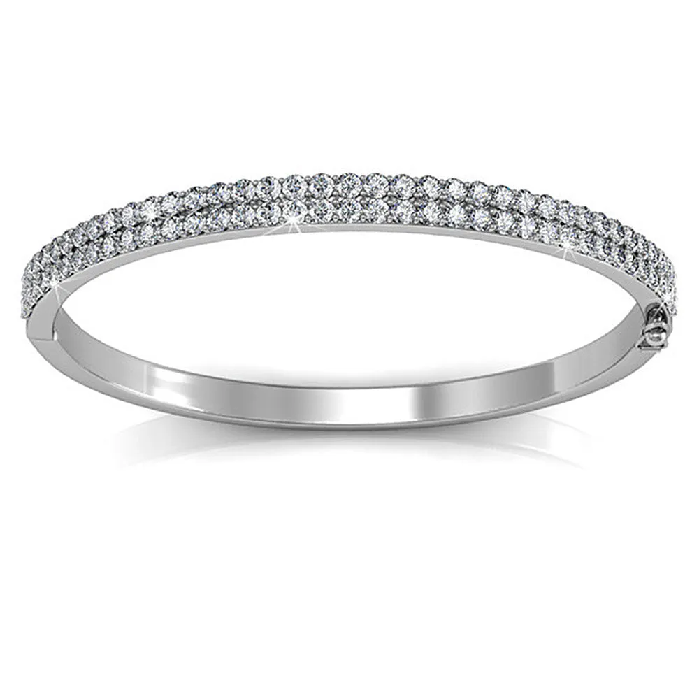 Alexa Bangle Embellished With SWAROVSKI Crystals