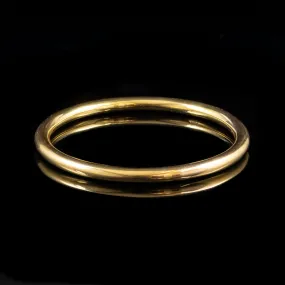 Antique Victorian Slave Bangle 9Ct Gold Circa 1900