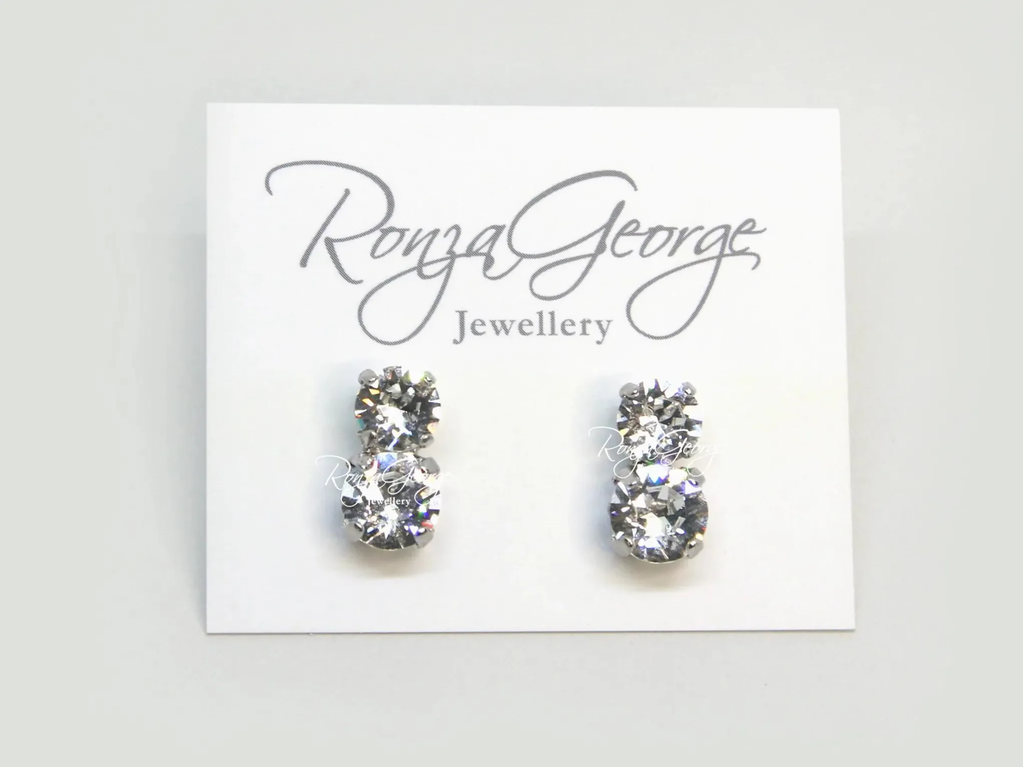 Bare - Swarovski Bridal Stud Earrings