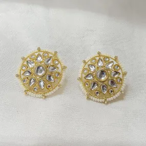 Bhavi Jewels Gold Plated Stud Earrings