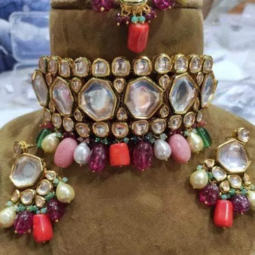 Big Kundan Choker Set