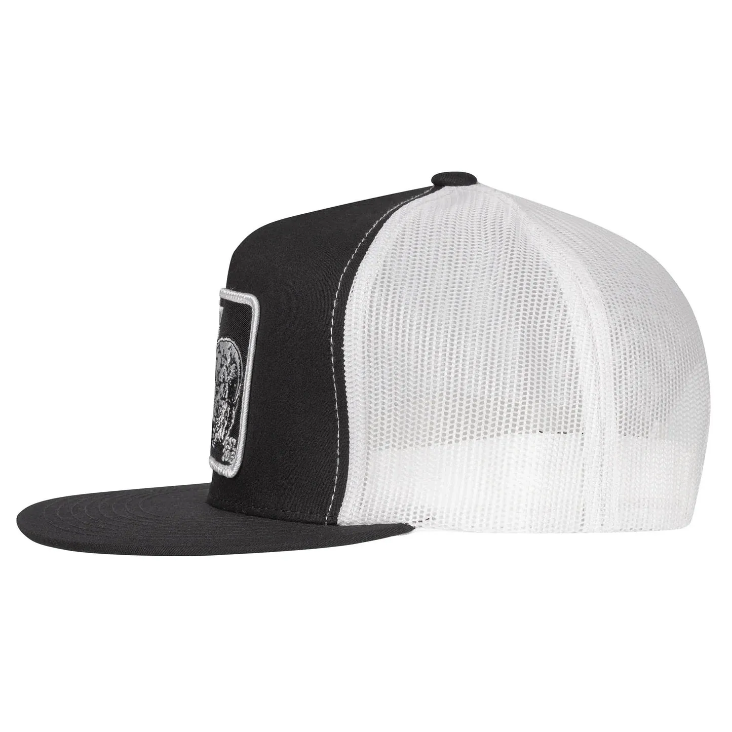 Black & White 4" Sunset Bull Cap