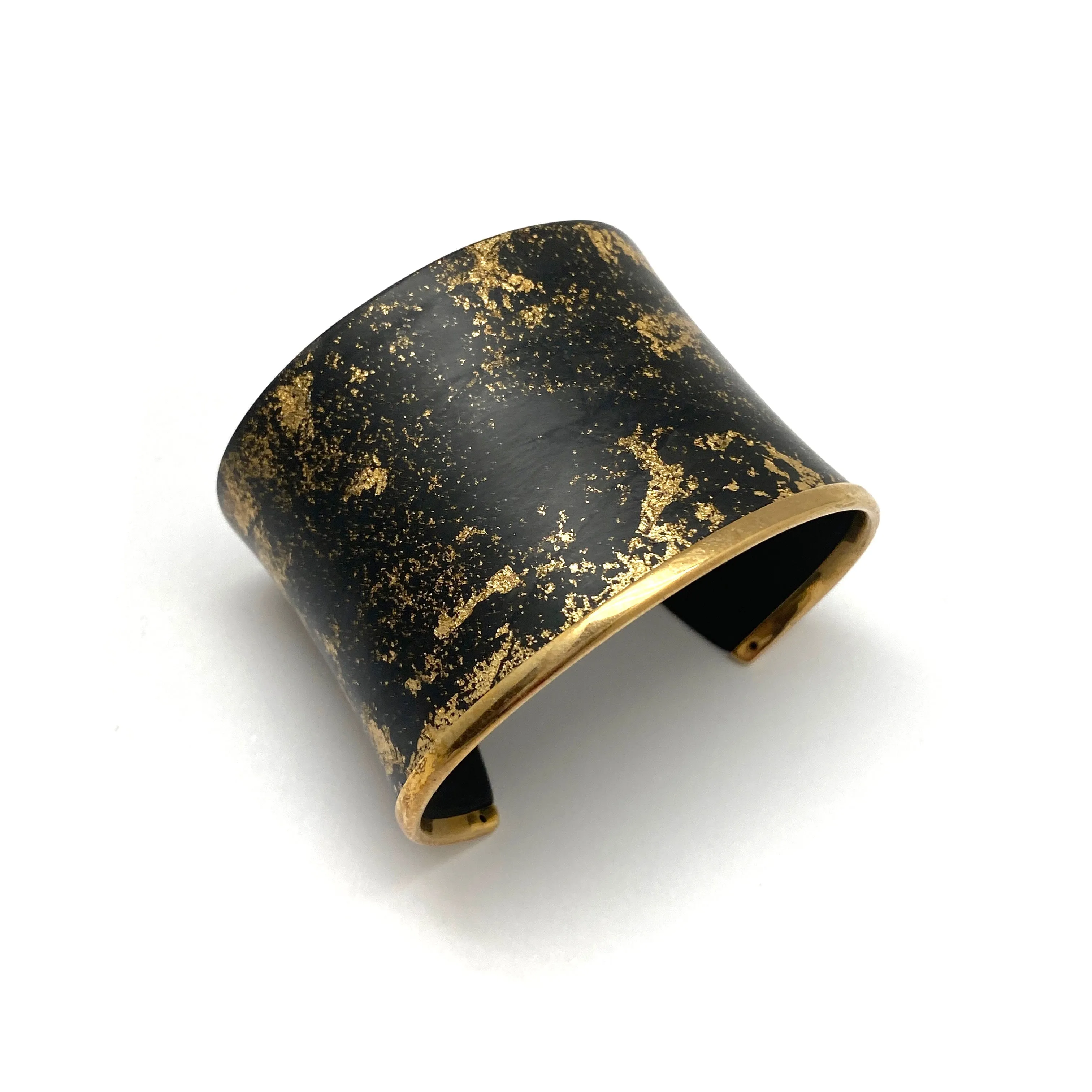 Black and Gold Carbon Cuff