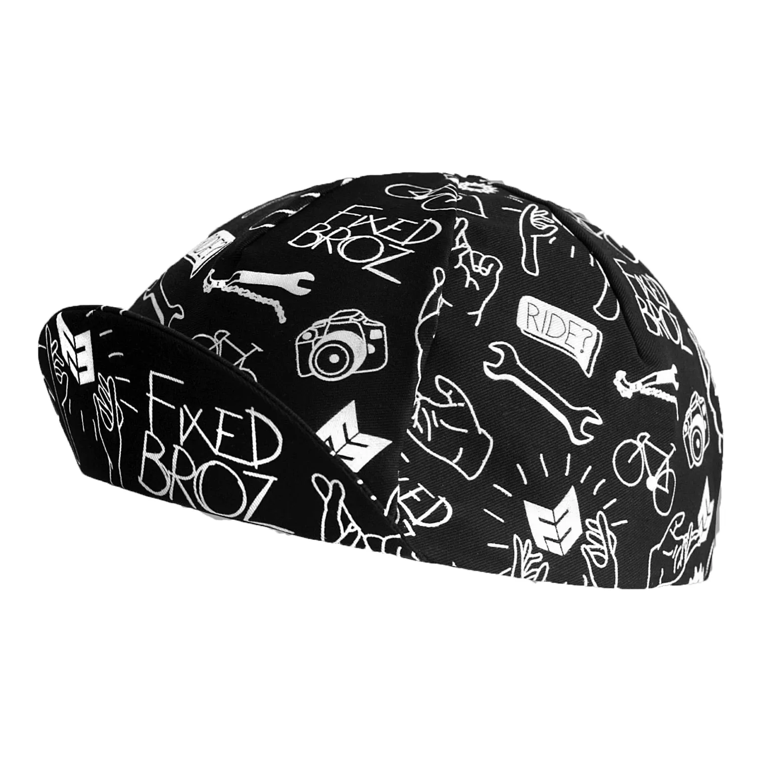 Black Series Most Popular  Polyester Cycling Caps Sports Quick Dry Bicycle Hat Men Women Wear Absorb Sweat Breathable