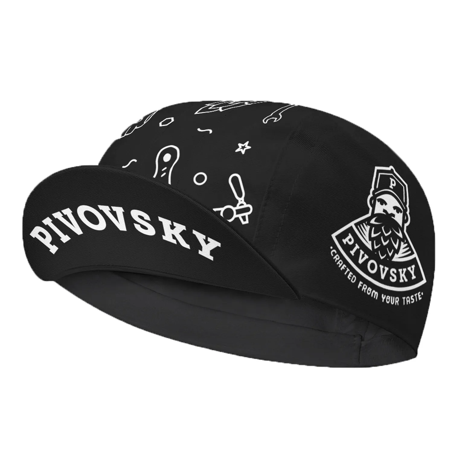 Black Series Most Popular  Polyester Cycling Caps Sports Quick Dry Bicycle Hat Men Women Wear Absorb Sweat Breathable