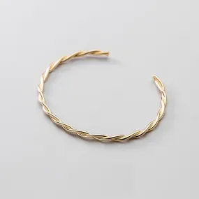 BRAIDED CUFF BANGLE