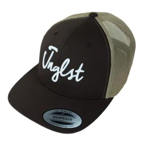 Brown 2 Tone Jnglst retro Trucker cap