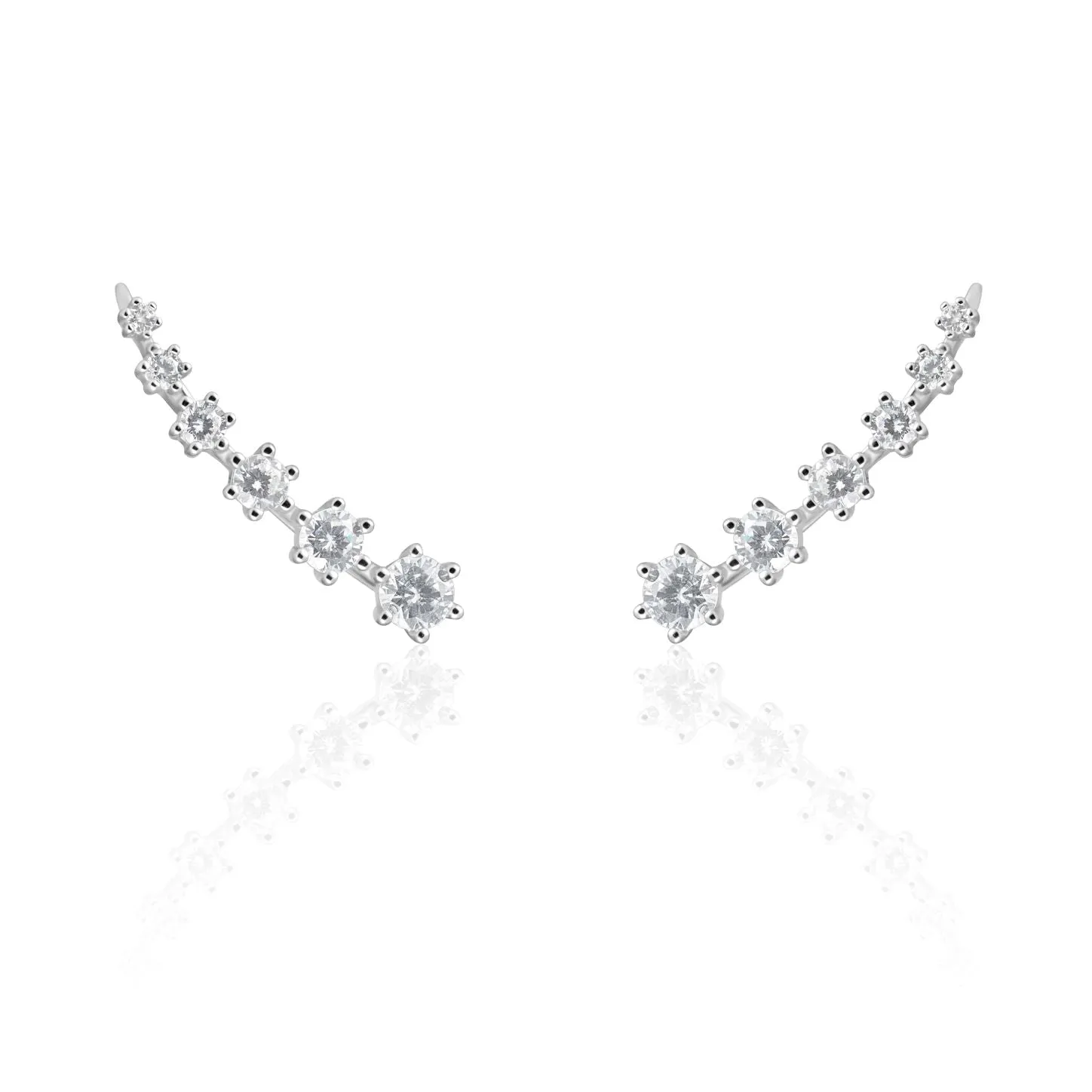 Celina CZ Bar Earring