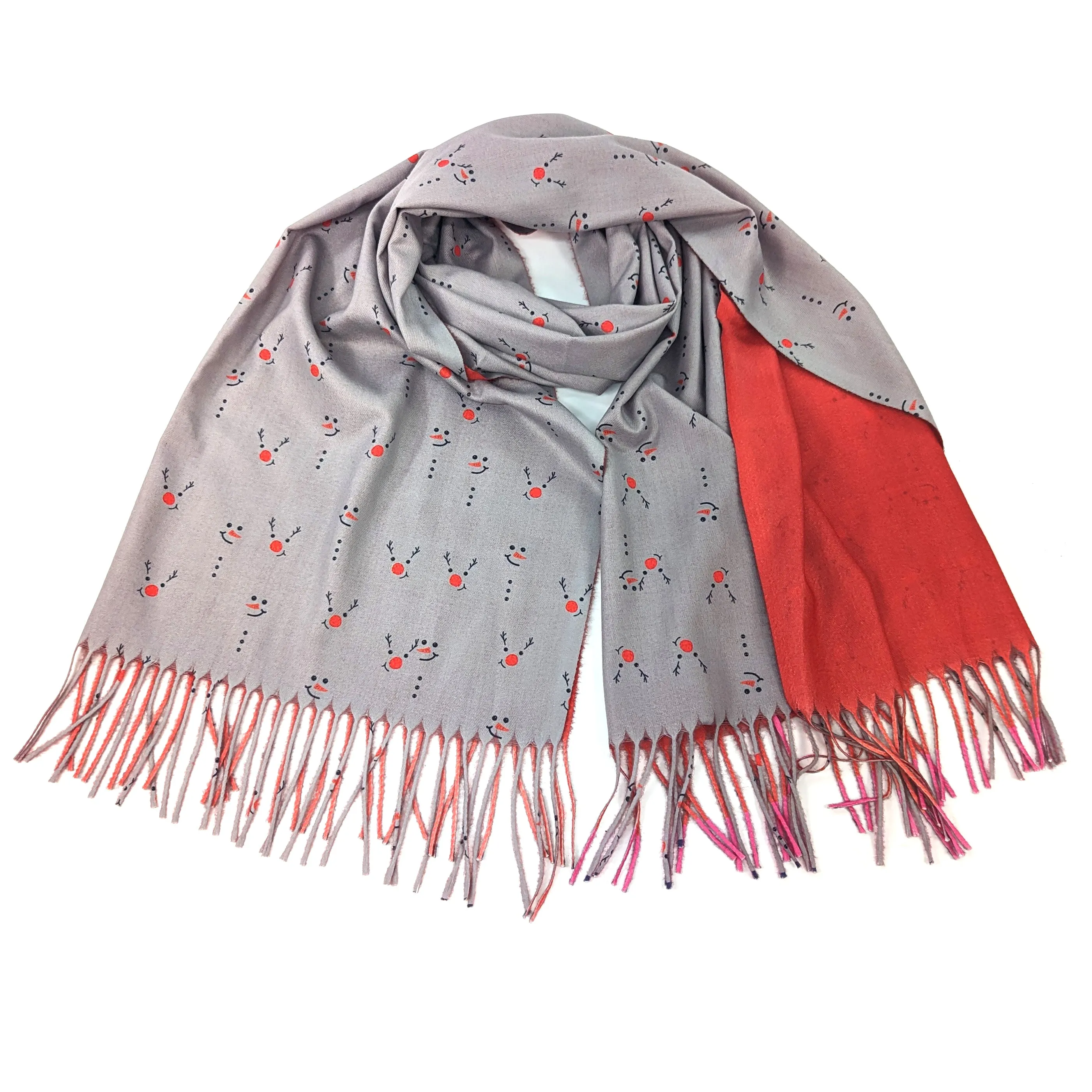 Christmas Noses Pashmina Style Scarf - Exclusive Design