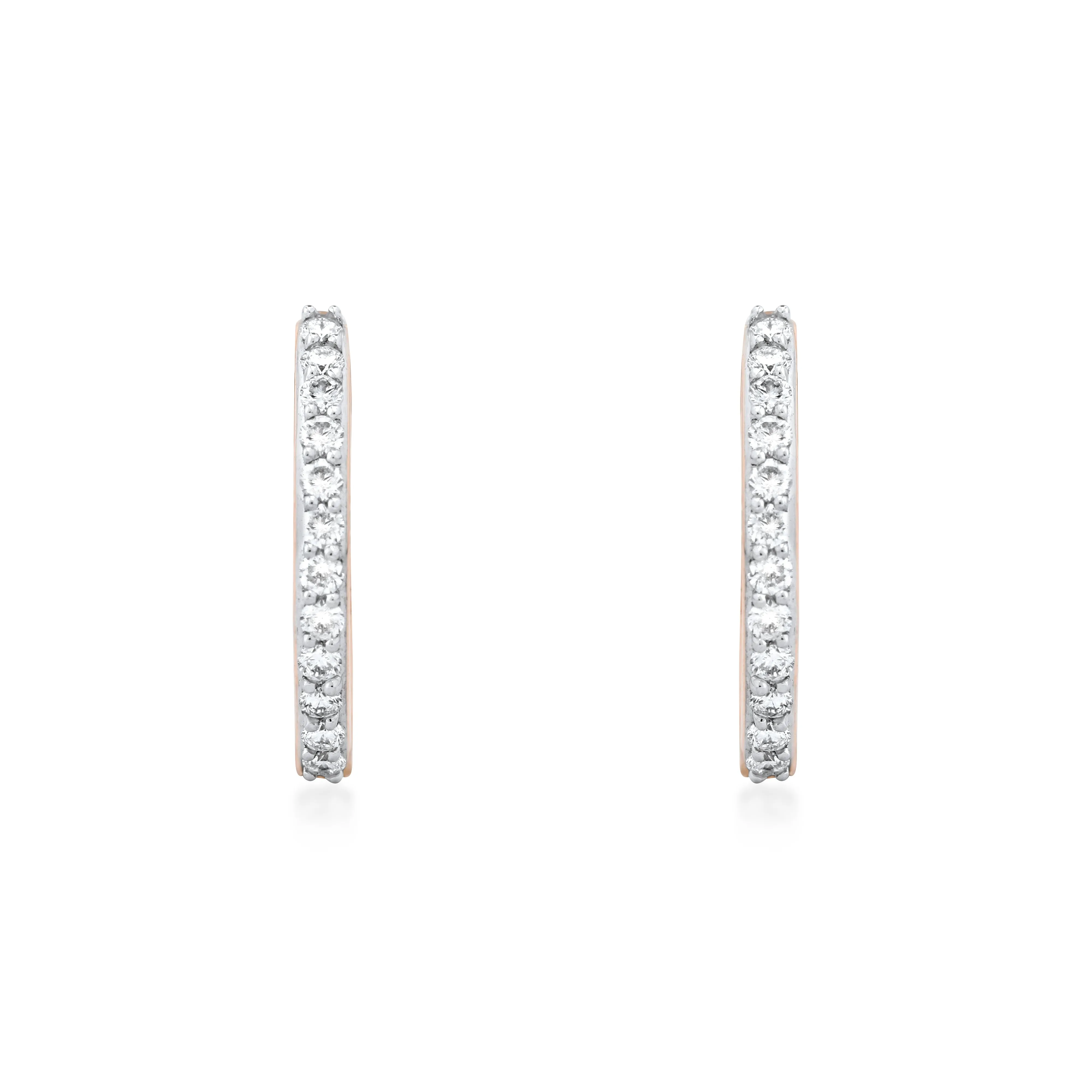 Circled Cirque Diamond Earrings