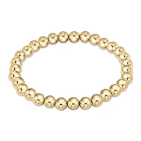 classic gold 6mm bead bracelet by enewton