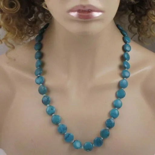 Classic Round Turquoise Necklace