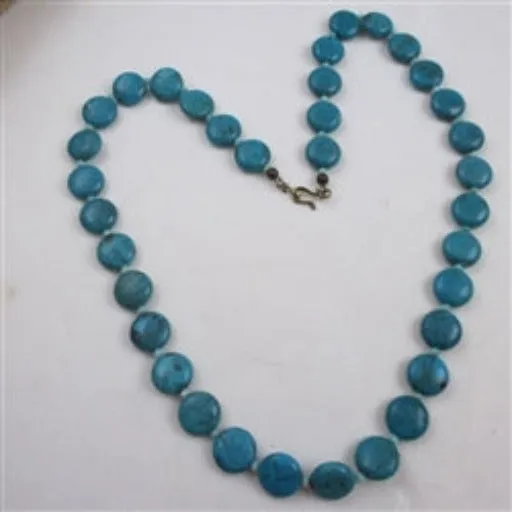 Classic Round Turquoise Necklace