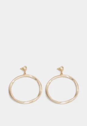 Cult Gaia Serena Earring Brushed Brass