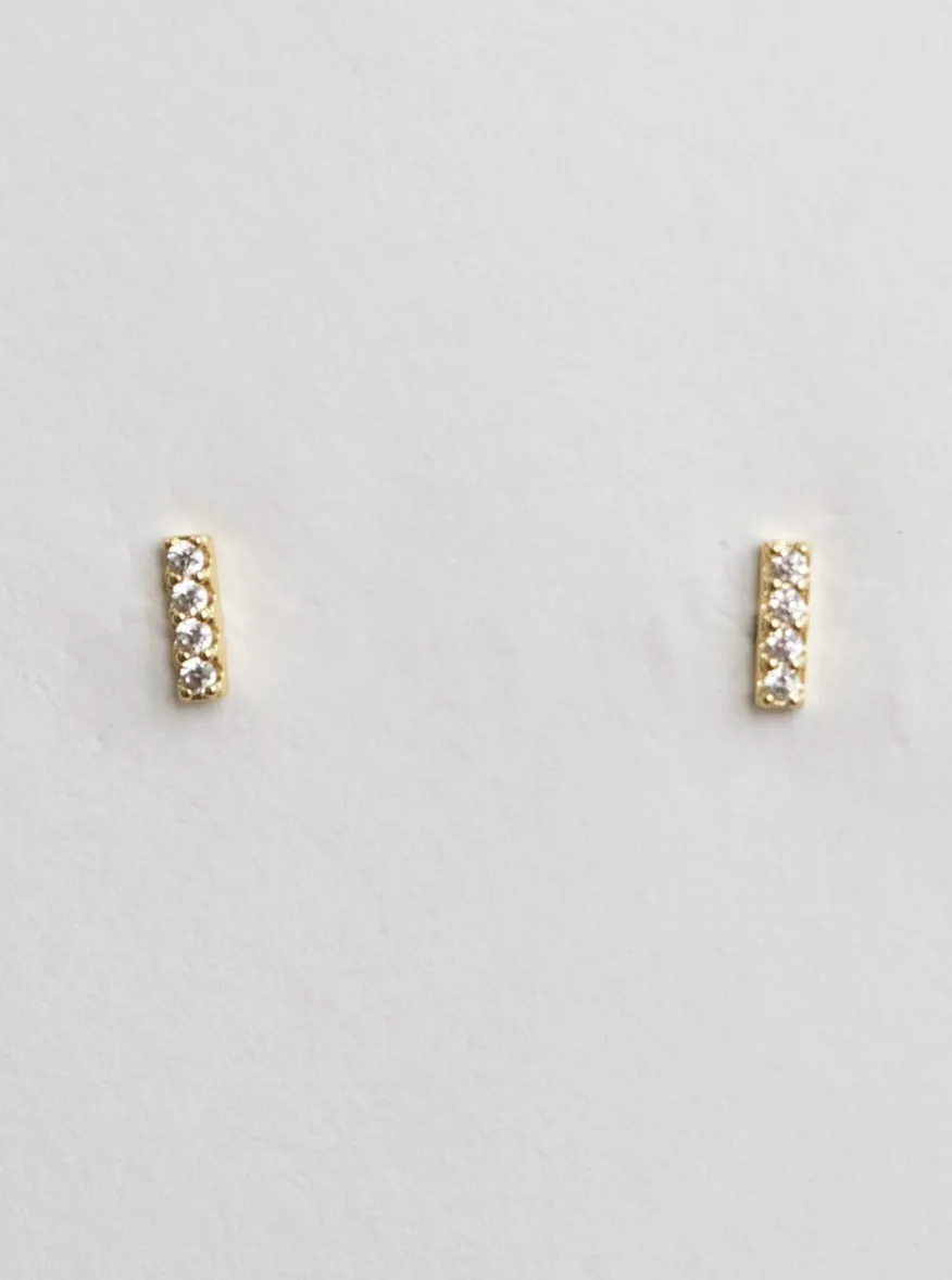 Dash Stud In Gold