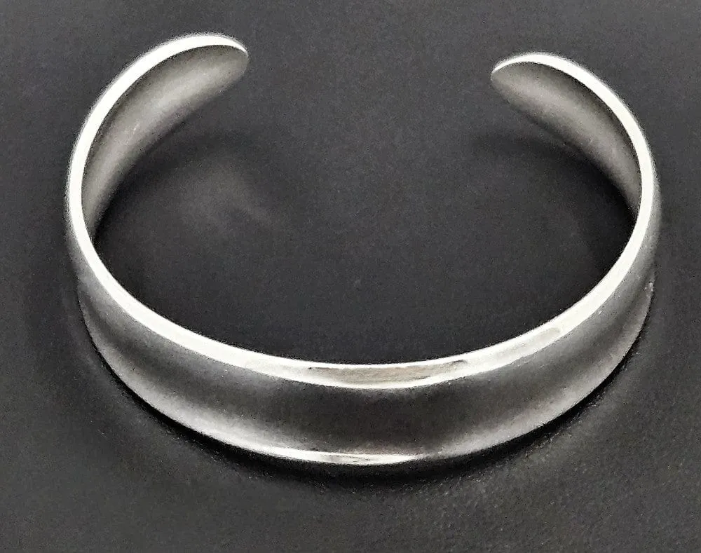 Denmark Ove Wendt for Age Fausing Sterling Silver Cuff Bracelet C. Early 1980s