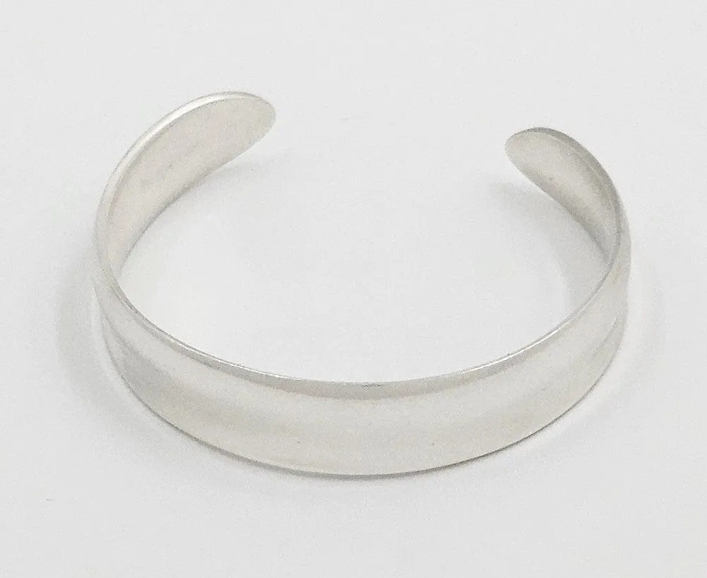 Denmark Ove Wendt for Age Fausing Sterling Silver Cuff Bracelet C. Early 1980s