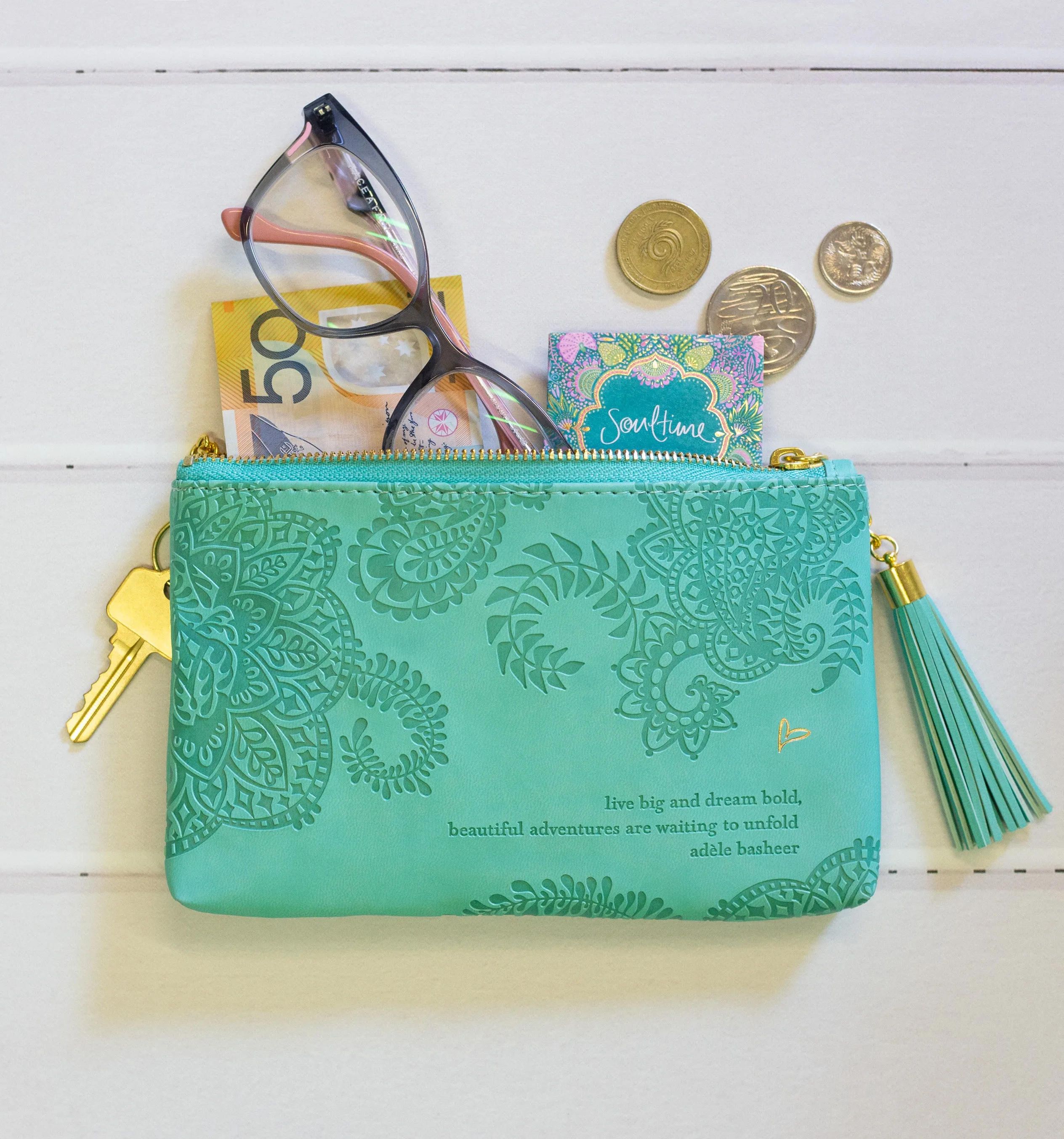 Dream Bold Essentials Purse - Tahitian Turquoise