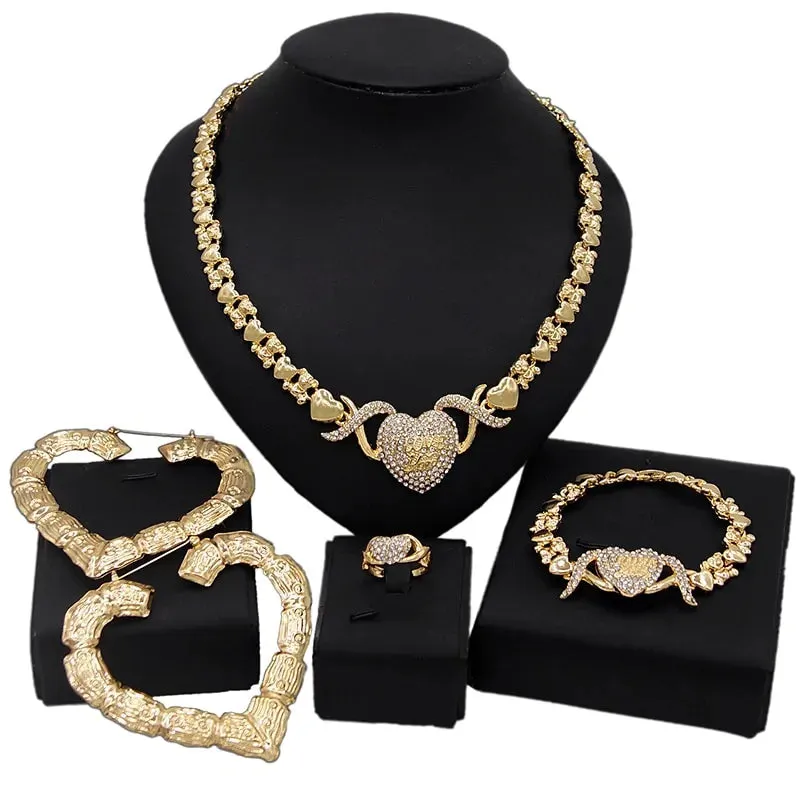 Elegant Gold Jewelry Sets