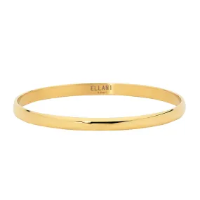 Ellani Yellow Gold Plated Bangle