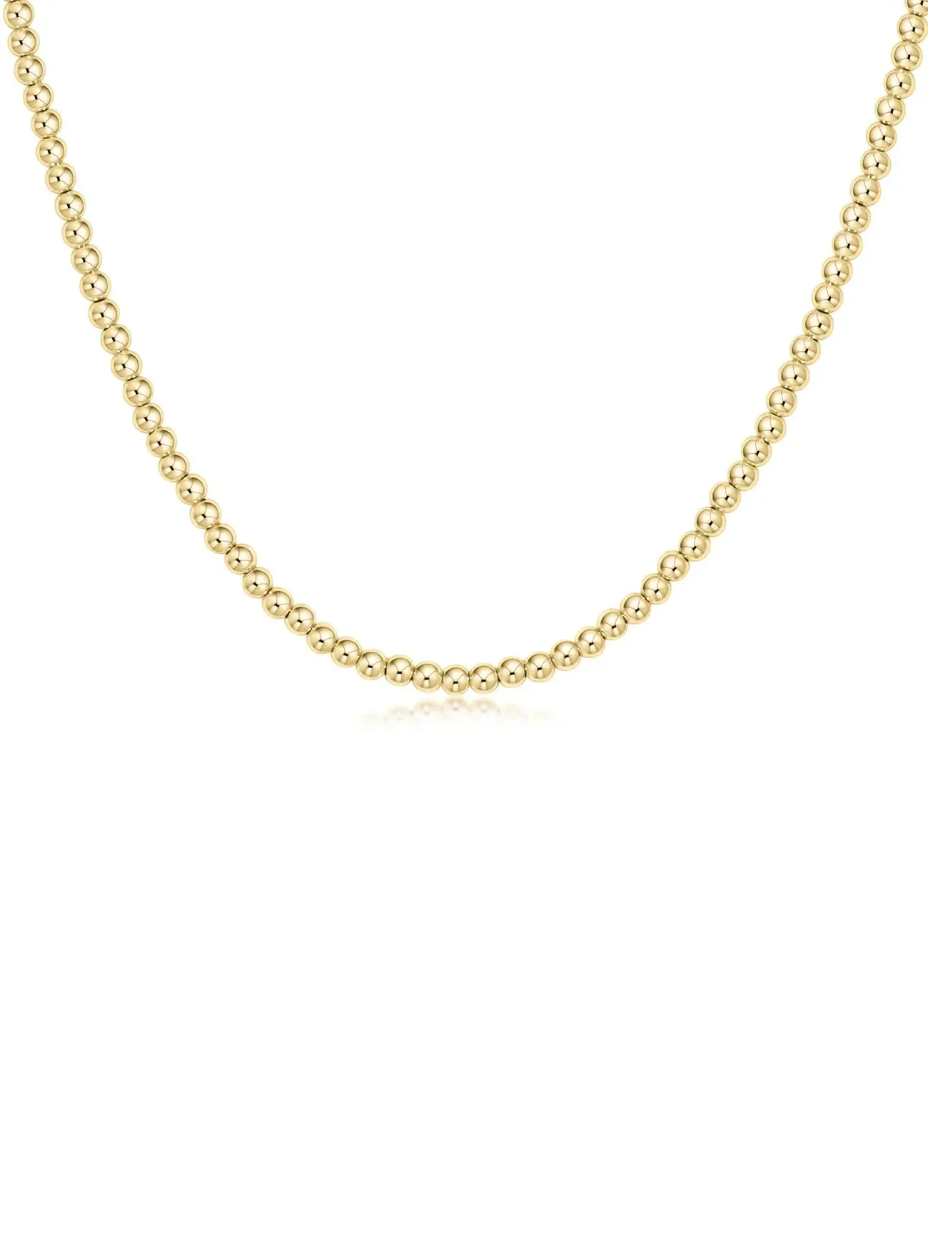 enewton Classic Gold Bead Choker: 3mm