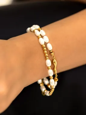 Erica Pearl & Beads Bracelet