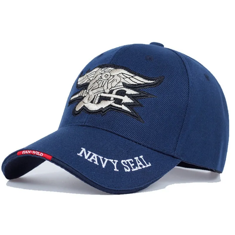 Fashion Mens US NAVY Baseball Cap Navy Seals Caps Tactical Army Cap Trucker cotton Snapback Hat For Adult hip hop hats gorras