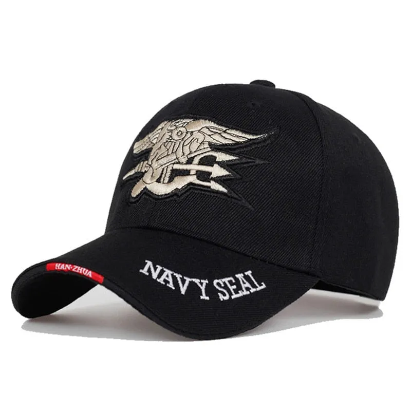 Fashion Mens US NAVY Baseball Cap Navy Seals Caps Tactical Army Cap Trucker cotton Snapback Hat For Adult hip hop hats gorras