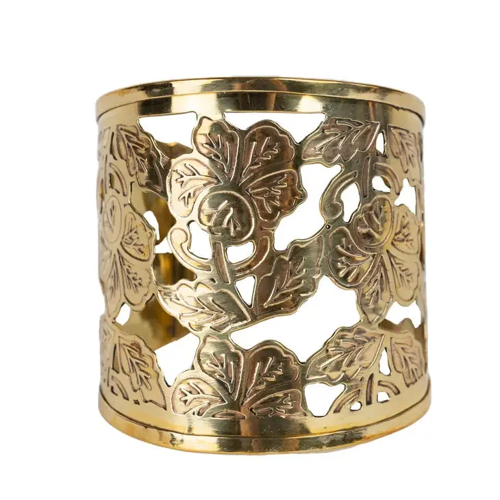 Floral Cuff Bracelet