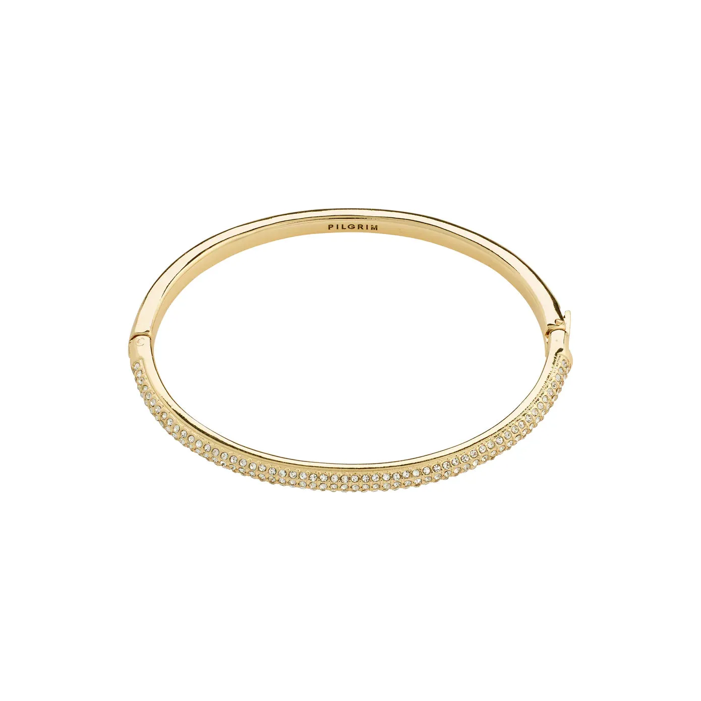 Focus Gold Plated Crystal Bangle