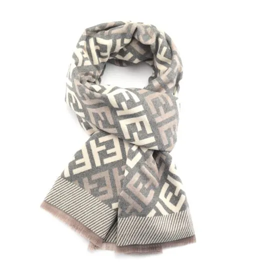 Geo Scarf | Greys