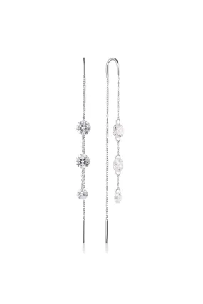 Georgini Mirage Ethereal Earrings- Silver & White CZ