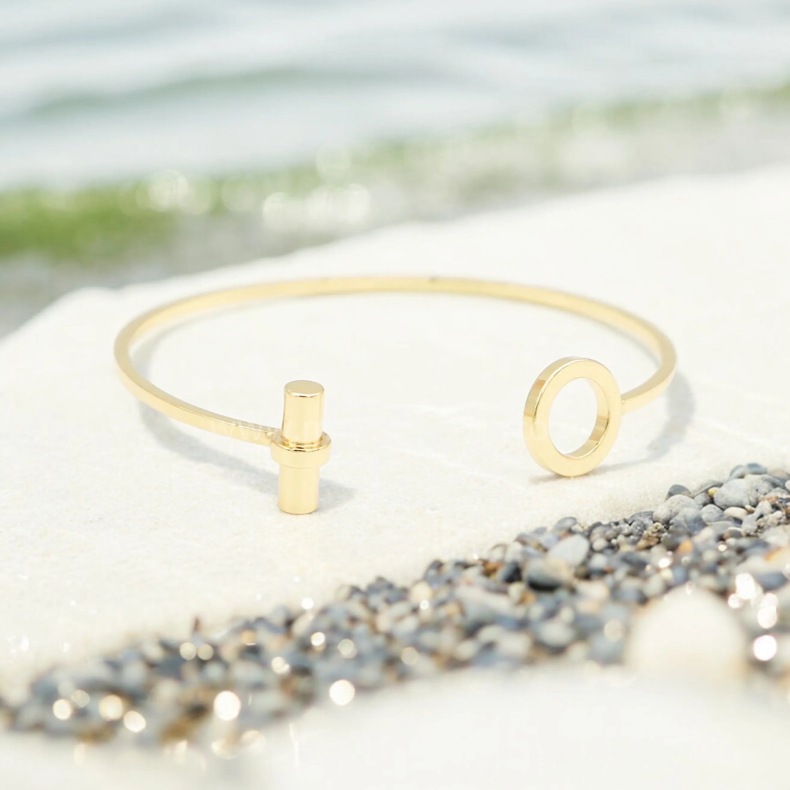 GOLDEN DELIGHT -  Gold Cuff Bracelet