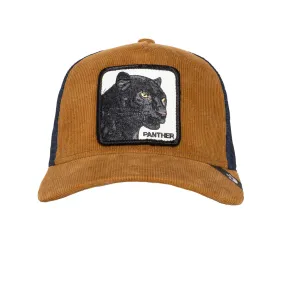 Goorin Bros - Animal Trucker Cap - Corduroy - Panther - Brown