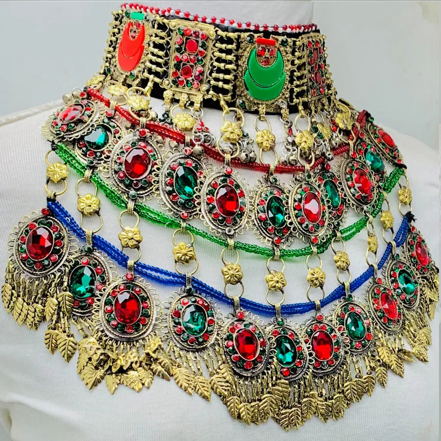 Handcrafted Multilayered Nomadic Choker Necklace