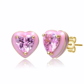 Heart Stud Earrings