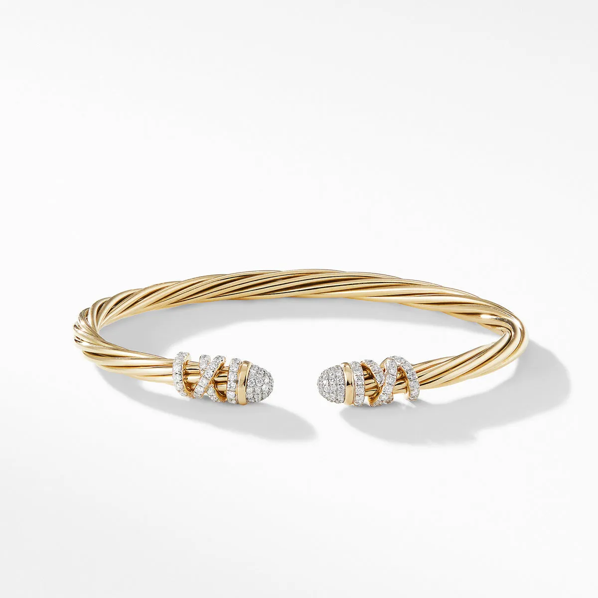 Helena End Station Bracelet in 18K Yellow Gold with Diamonds